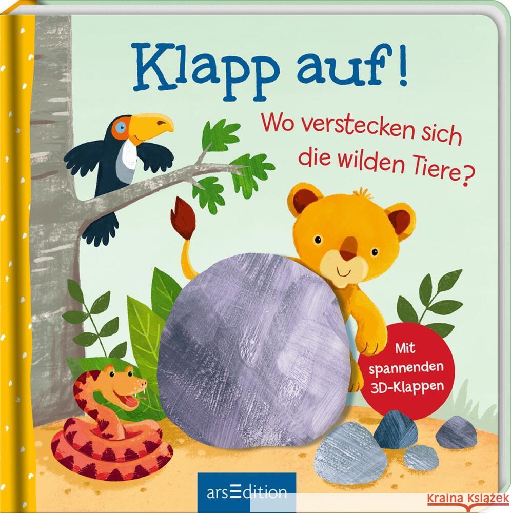 Klapp auf! Wo verstecken sich die wilden Tiere? Anker, Nicola 9783845861036 ars edition - książka
