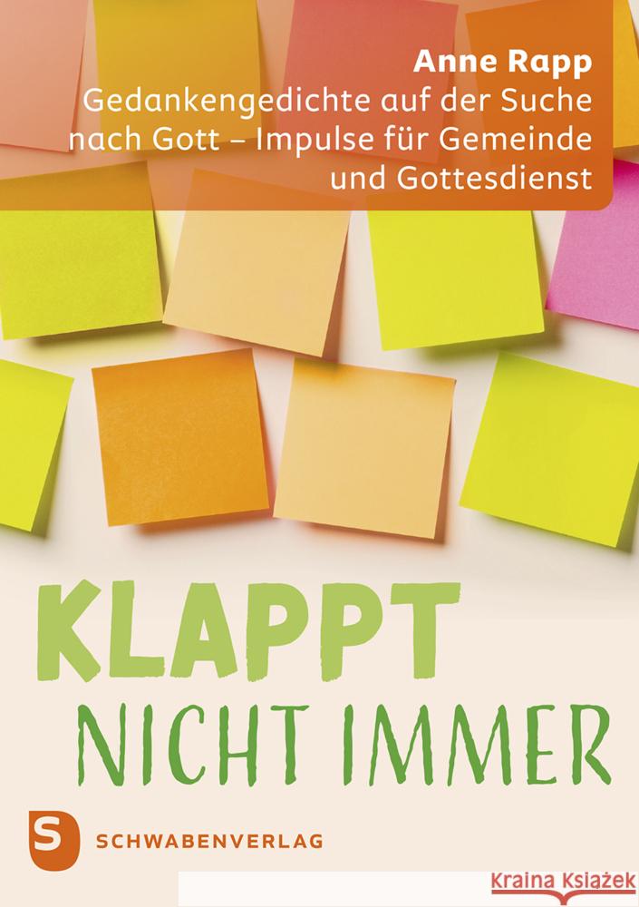 Klappt nicht immer Rapp, Anne 9783796618536 Schwabenverlag - książka