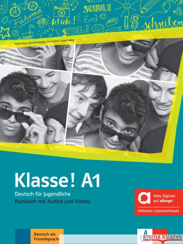 Klasse! A1 - Hybride Ausgabe allango, m. 1 Beilage  9783126073035 Klett Sprachen - książka