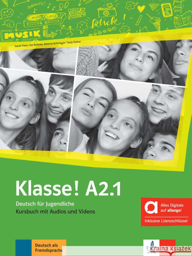 Klasse! A2.1 - Hybride Ausgabe allango, m. 1 Beilage  9783126073103 Klett Sprachen - książka