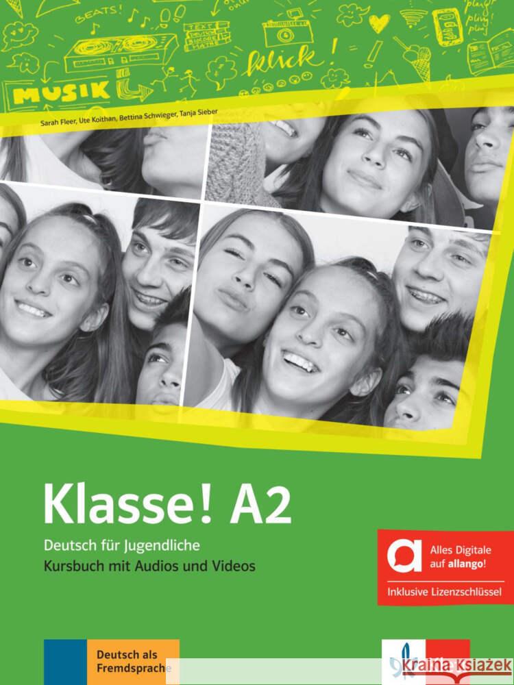 Klasse! A2 - Hybride Ausgabe allango, m. 1 Beilage  9783126073073 Klett Sprachen - książka