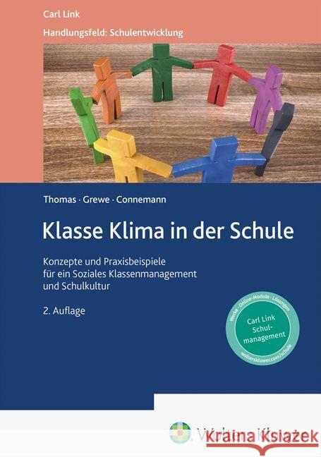 Klasse Klima in der Schule Connemann, Ralf, Grewe, Norbert, Thomas, Lutz 9783556100387 Carl Link - książka