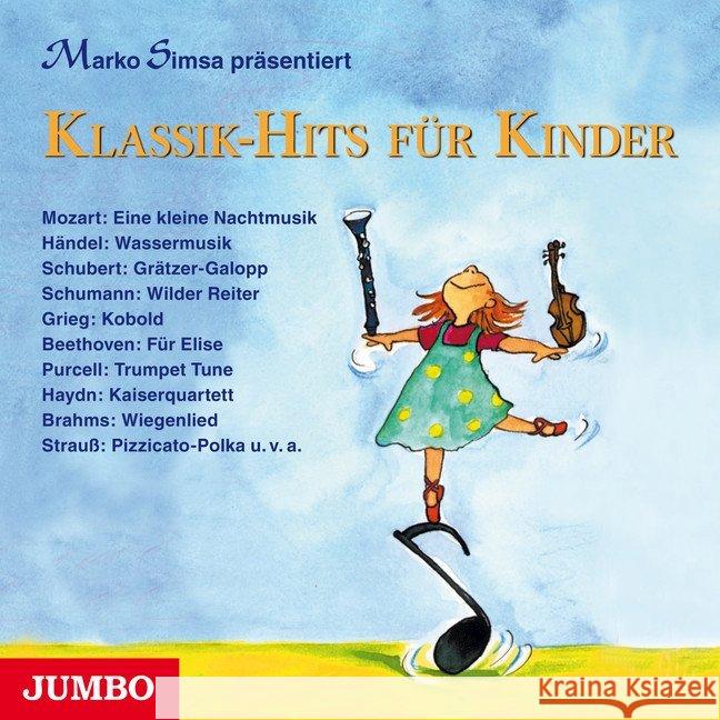 Klassik-Hits für Kinder, 1 Audio-CD : Klassikstücke mit Geschichten. Gesprochen vom Autor Simsa, Marko 9783895926068 Jumbo Neue Medien - książka