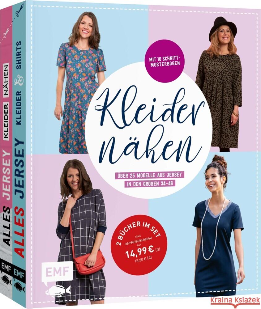 Kleider nähen - Über 25 Modelle aus Jersey in den Größen 34-46 Kerscher, Sabrina, Hofmann, Carolin 9783745922813 Edition Michael Fischer - książka