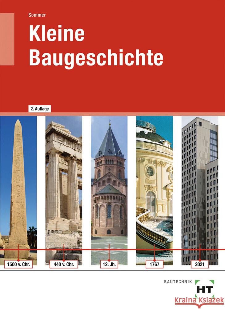 Kleine Baugeschichte Sommer, Helmut 9783582265364 Handwerk und Technik - książka