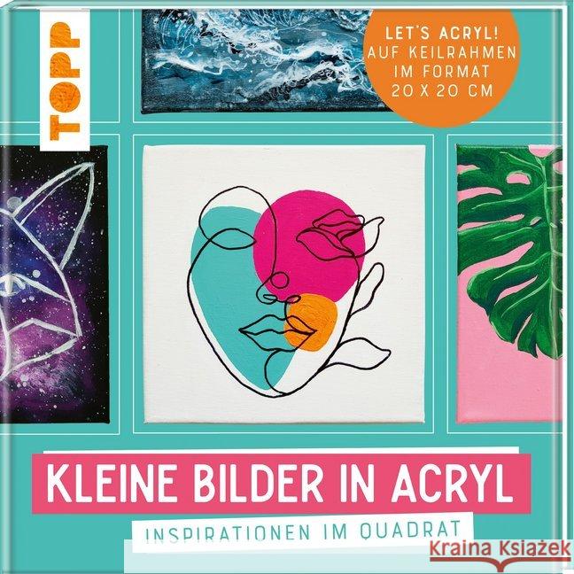 Kleine Bilder in Acryl Türk, Sabine; Simon, Melinda; Klimmer, Bernd 9783772447051 Frech - książka