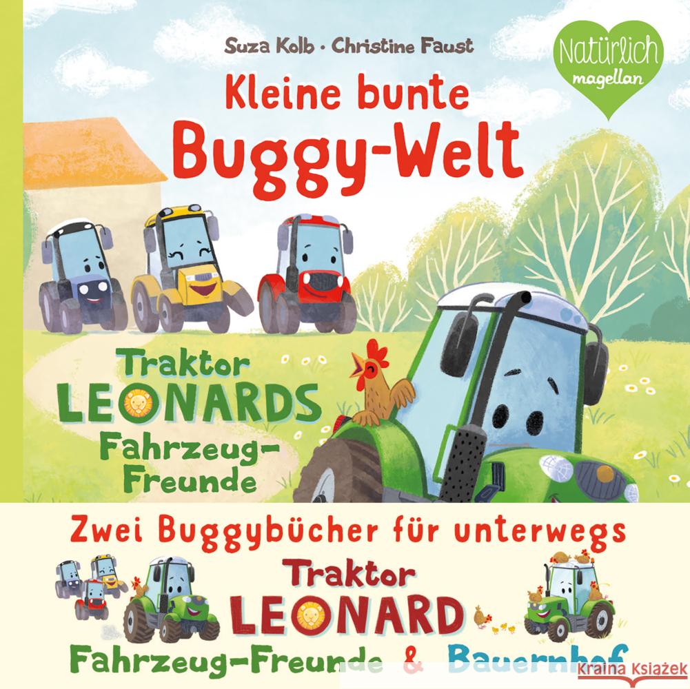 Kleine bunte Buggy-Welt - Traktor Leonards Fahrzeug-Freunde & Traktor Leonards Bauernhof Kolb, Suza 9783734816338 Magellan - książka