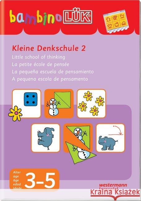 Kleine Denkschule. Tl.2 : 3/4/5 Jahre: Kleine Denkschule 2 Junga, Michael 9783837775075 Westermann Lernspielverlag - książka