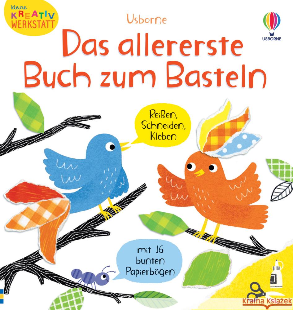 Kleine Kreativ-Werkstatt: Das allererste Buch zum Basteln Oldham, Matthew 9781789418675 Usborne Verlag - książka