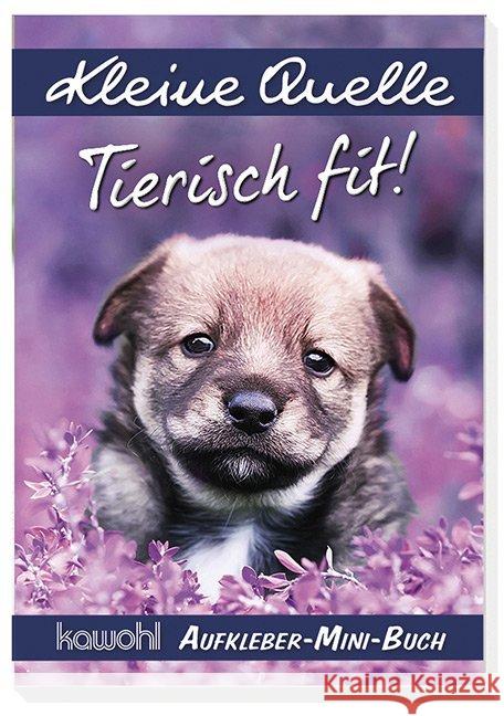 Kleine Quelle - Tierisch fit!, Aufkleber-Mini-Buch : Stickerbuch  9783863388362 Kawohl - książka