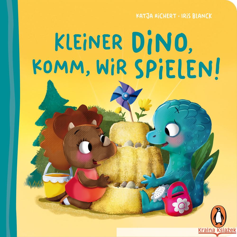 Kleiner Dino, komm, wir spielen! Richert, Katja 9783328300922 Penguin Junior - książka