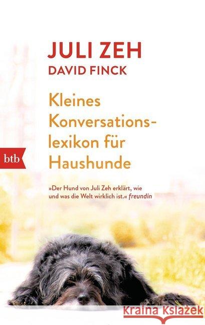 Kleines Konversationslexikon für Haushunde Zeh, Juli; Finck, David 9783442713585 btb - książka