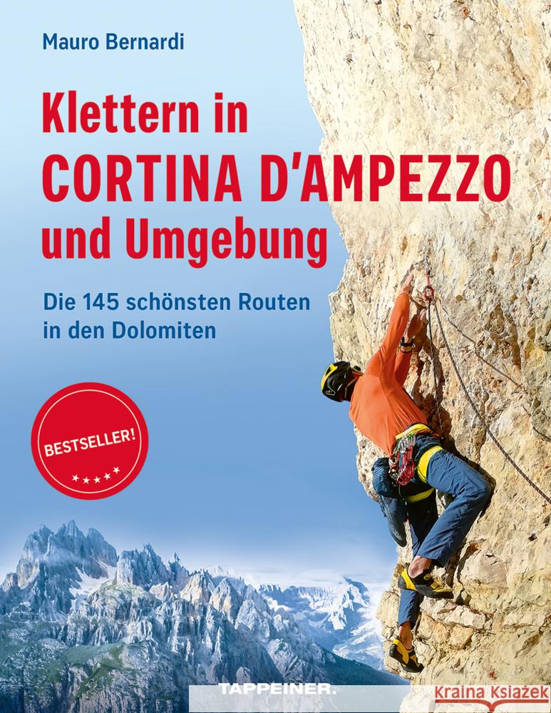 Klettern in Cortina d'Ampezzo und Umgebung Bernardi, Mauro 9791280864215 Athesia Tappeiner Verlag - książka
