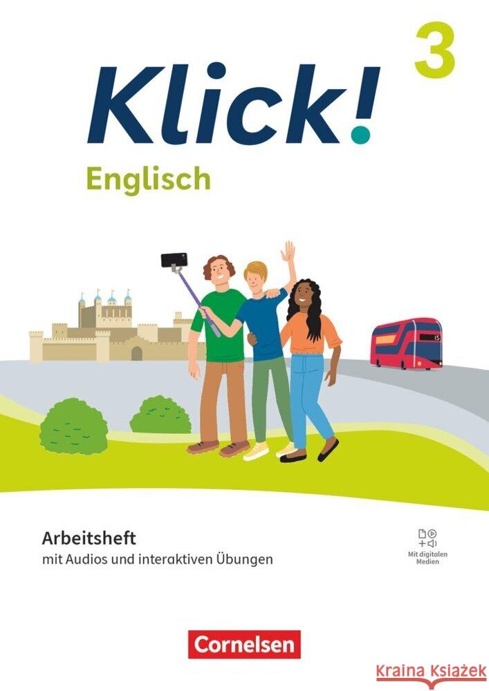 Klick! - Fächerübergreifendes Lehrwerk für Lernende mit Förderbedarf - Englisch - Ausgabe ab 2023 - Band 3: 7. Schuljahr Spengler, Petra, Maxwell, Christine 9783060367221 Cornelsen Verlag - książka