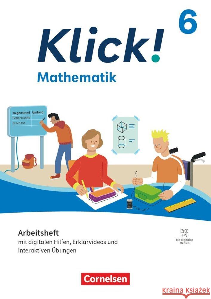 Klick! - Fächerübergreifendes Lehrwerk für Lernende mit Förderbedarf - Mathematik - Ausgabe ab 2024 - 6. Schuljahr  9783060021543 Cornelsen Verlag - książka
