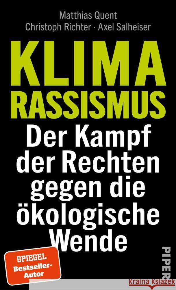 Klimarassismus Quent, Matthias, Richter, Christoph, Salheiser, Axel 9783492063999 Piper - książka