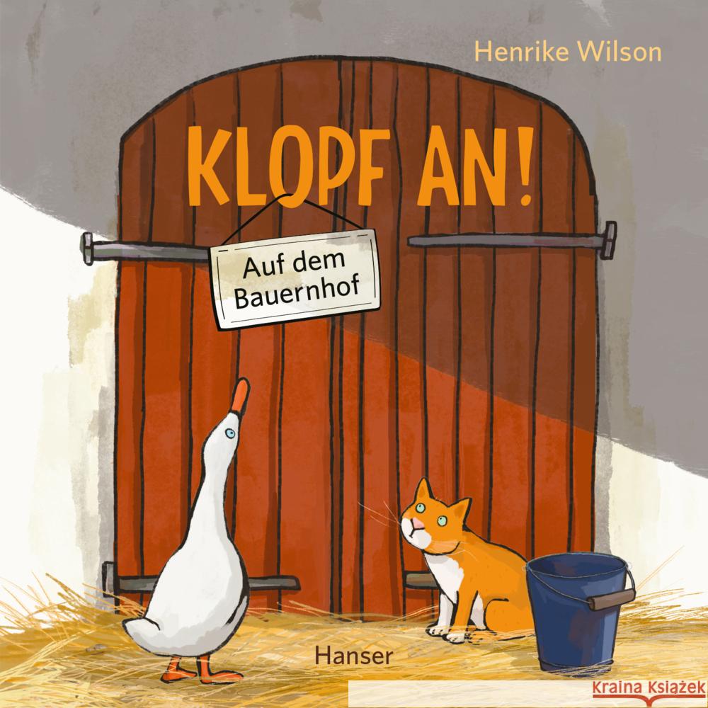 Klopf an! Auf dem Bauernhof Wilson, Henrike 9783446281578 Hanser - książka
