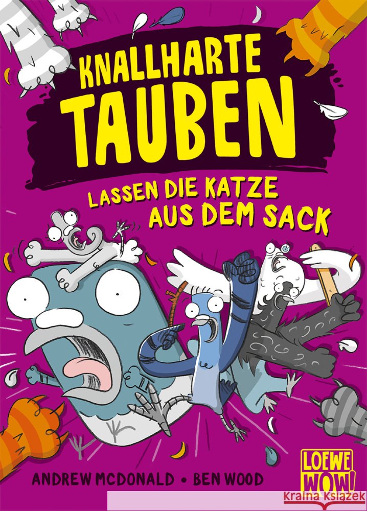 Knallharte Tauben lassen die Katze aus dem Sack (Band 5) Mcdonald, Andrew 9783743211155 Loewe - książka