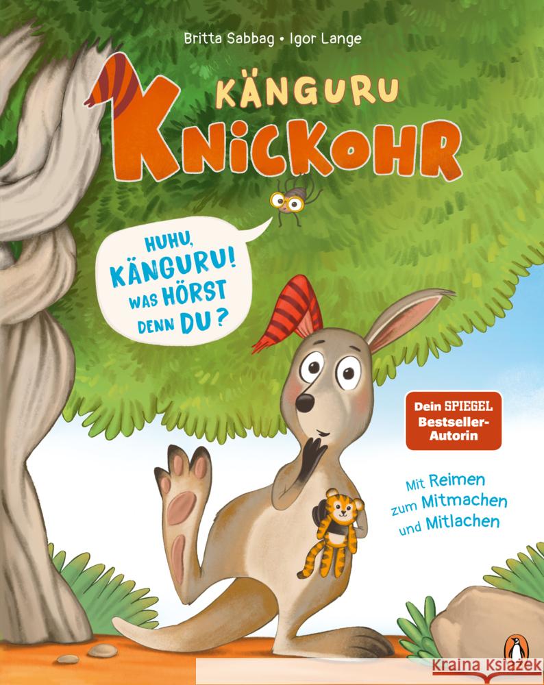 Känguru Knickohr - Huhu, Känguru! Was hörst denn du? Sabbag, Britta 9783328303756 Penguin Junior - książka