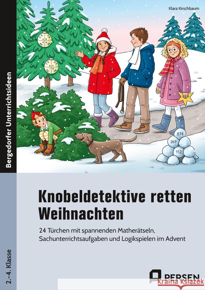 Knobeldetektive retten Weihnachten Kirschbaum, Klara 9783403211471 Scolix - książka