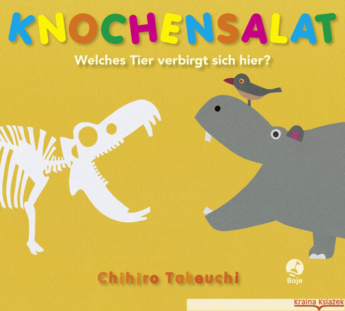 Knochensalat - Welches Tier verbirgt sich hier? Takeuchi, Chihiro 9783414826220 Boje Verlag - książka