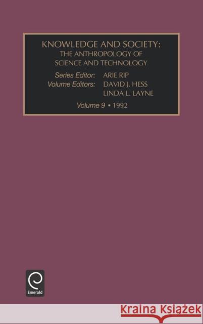 Knowledge and Society: The Anthropology of Science and Technology Rip, Arie 9780892329731 JAI Press - książka