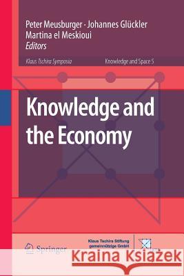 Knowledge and the Economy Peter Meusburger Johannes Gluckler Martina E 9789400795426 Springer - książka