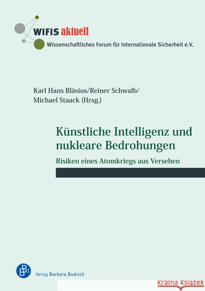 Künstliche Intelligenz und nukleare Bedrohungen  9783847426578 Verlag Barbara Budrich - książka