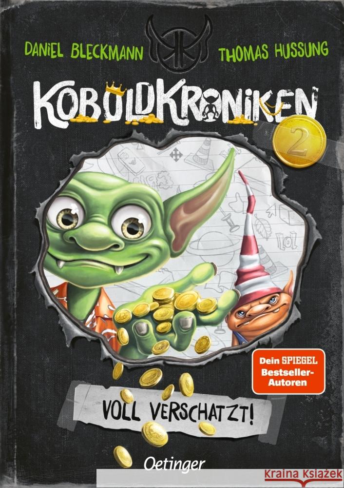 KoboldKroniken 2. Voll verschatzt! Bleckmann, Daniel 9783751202091 Oetinger - książka