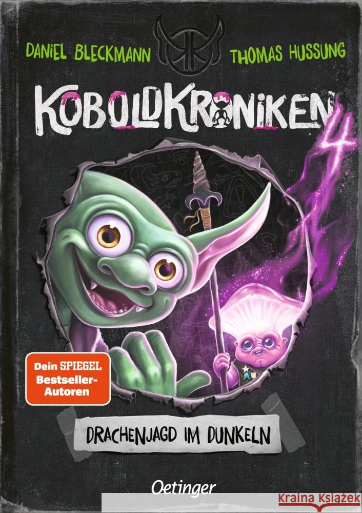 KoboldKroniken 4. Drachenjagd im Dunkeln Bleckmann, Daniel 9783751205344 Oetinger - książka