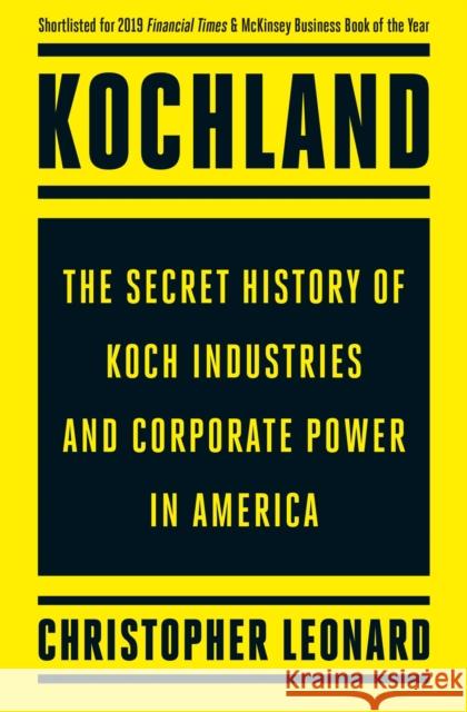 Kochland Christopher Leonard 9781471186998 Simon & Schuster Ltd - książka