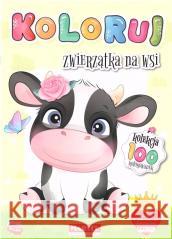 Koloruj Zwierzątka na wsi praca zbiorowa 9788367322232 Martel - książka