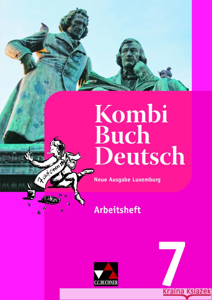 KombiBuch Deutsch Luxemburg AH 7 - neu Engel, Sophie, Schaul, Jérôme, Staus, Liliane 9783661136776 Buchner - książka