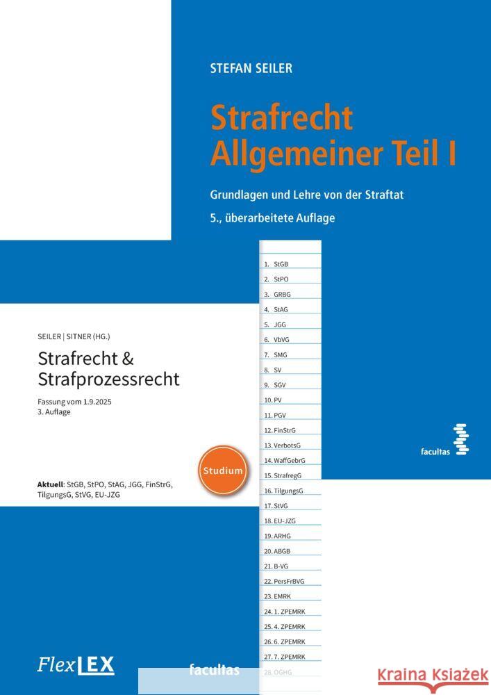 Kombipaket Strafrecht Allgemeiner Teil I Seiler, Stefan 9783708926582 Facultas - książka