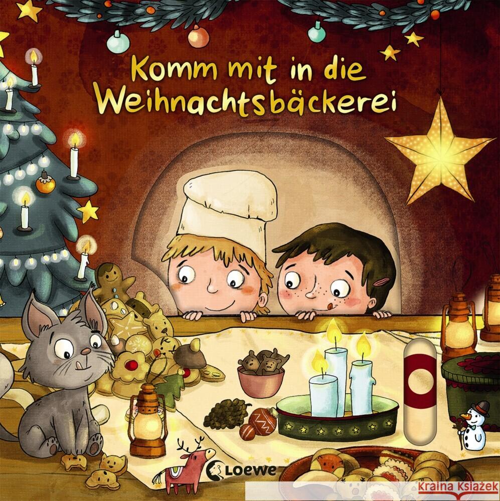 Komm mit in die Weihnachtsbäckerei Schmidt, Hans-Christian 9783743202702 Loewe Verlag - książka