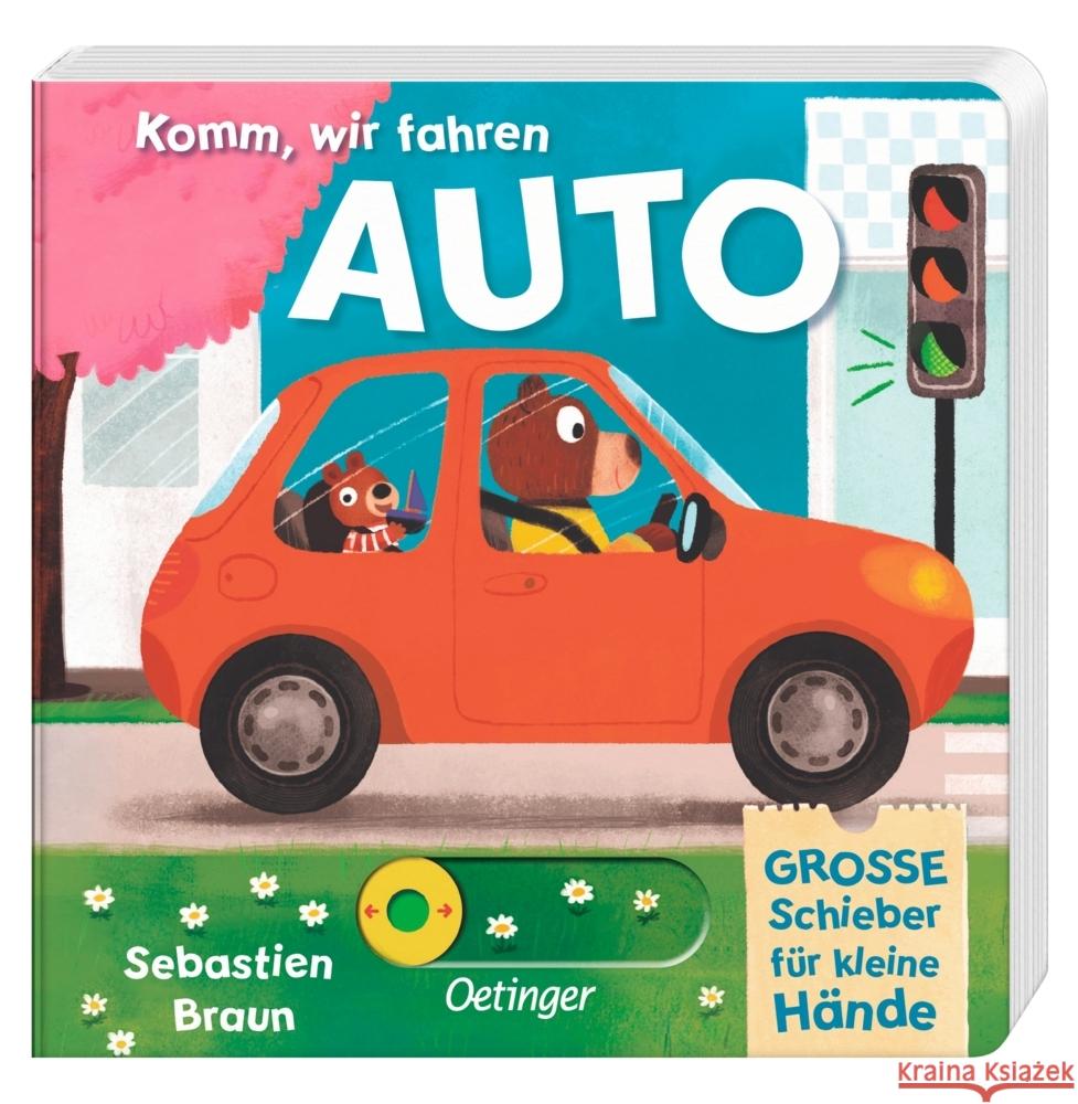 Komm, wir fahren Auto Braun, Sebastien 9783751205115 Oetinger - książka