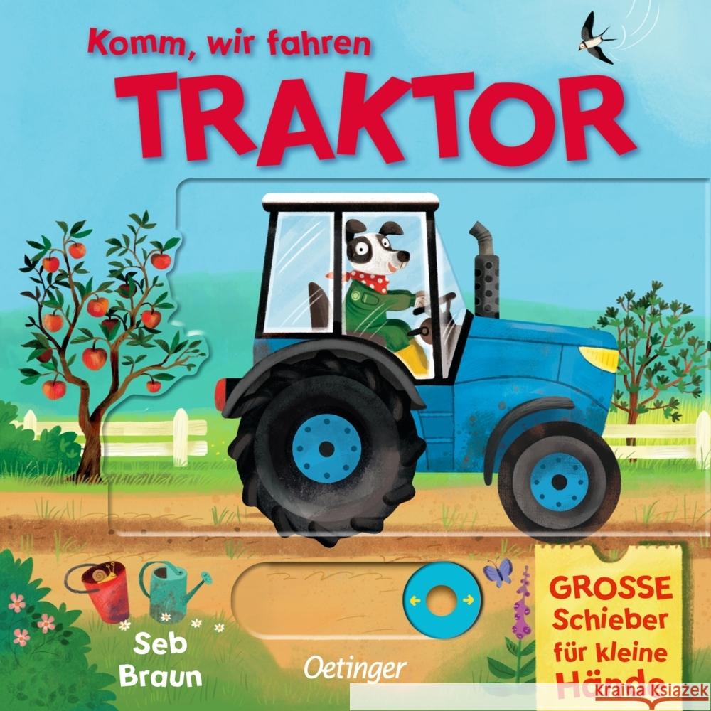 Komm, wir fahren Traktor Braun, Sebastien 9783751207478 Oetinger - książka