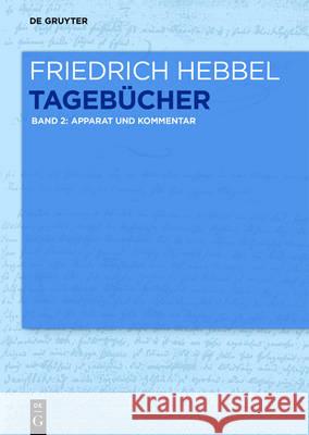 Kommentar Und Apparat Hebbel, Friedrich 9783110342376 De Gruyter - książka