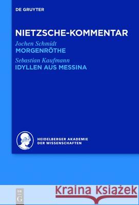 Kommentar Zu Nietzsches Morgenröthe, Idyllen Aus Messina Schmidt, Jochen 9783110293036 De Gruyter - książka