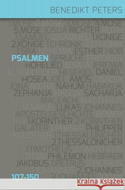 Kommentar zu Psalmen 107-150 Peters, Benedikt 9783866993297 CLV - książka