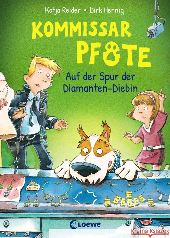 Kommissar Pfote (Band 2) - Auf der Spur der Diamanten-Diebin Reider, Katja 9783743206540 Loewe - książka