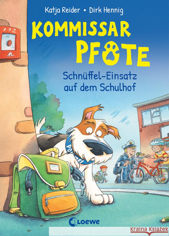 Kommissar Pfote (Band 3) - Schnüffel-Einsatz auf dem Schulhof Reider, Katja 9783743206557 Loewe - książka