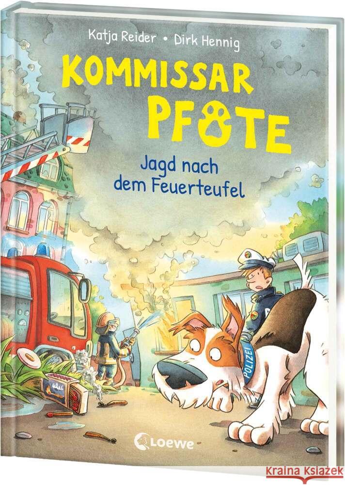 Kommissar Pfote (Band 8) - Jagd nach dem Feuerteufel Reider, Katja 9783743217980 Loewe - książka