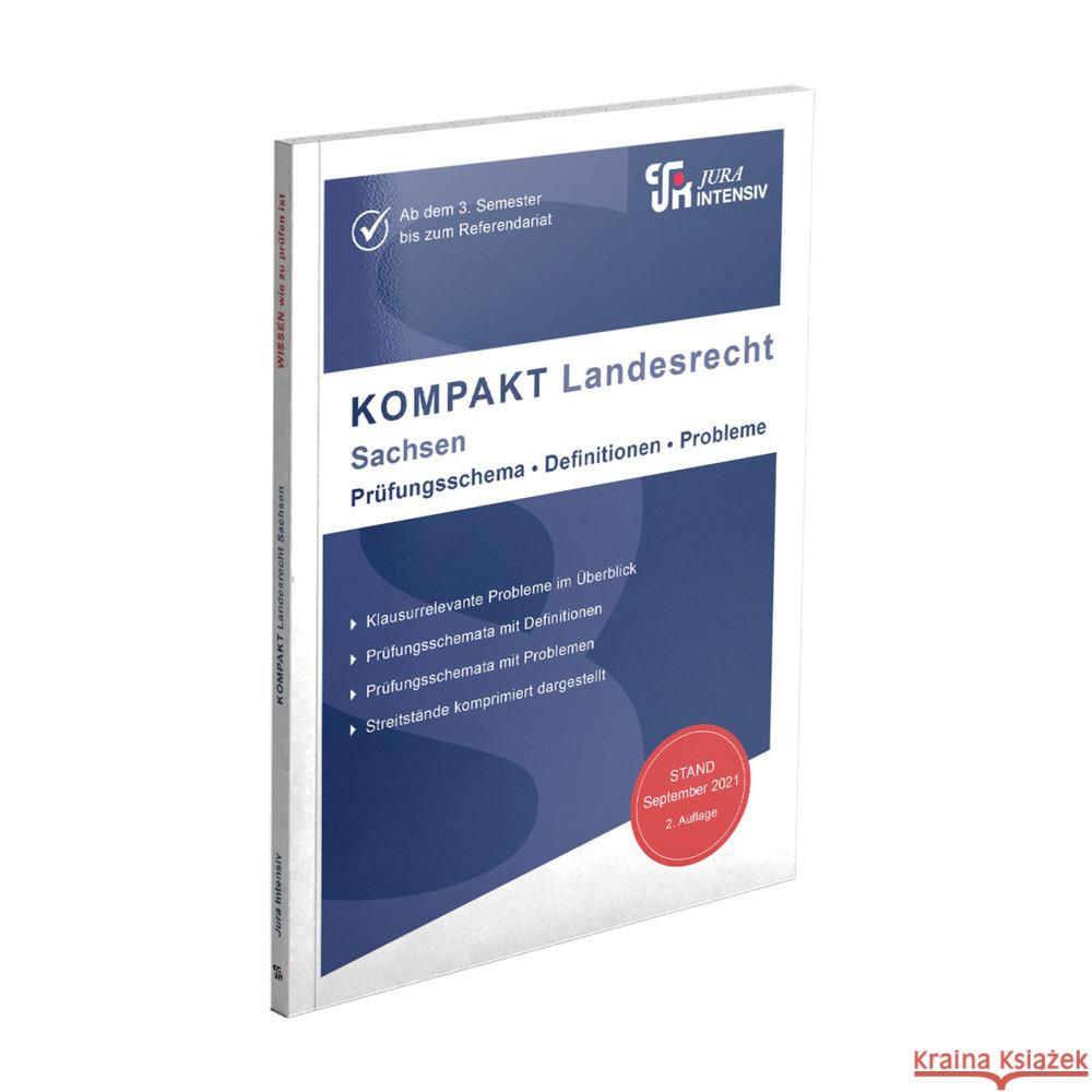 KOMPAKT Landesrecht - Sachsen Kues, Dirk 9783967121063 Jura Intensiv - książka