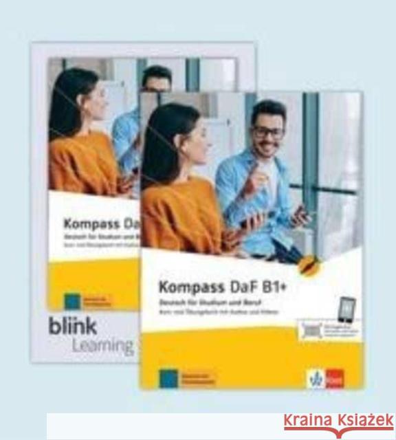 Kompass DaF B1+ - Media Bundle, m. 1 Beilage Braun, Birgit, Fügert, Nadja, Jin, Friederike 9783126700214 Klett Sprachen GmbH - książka