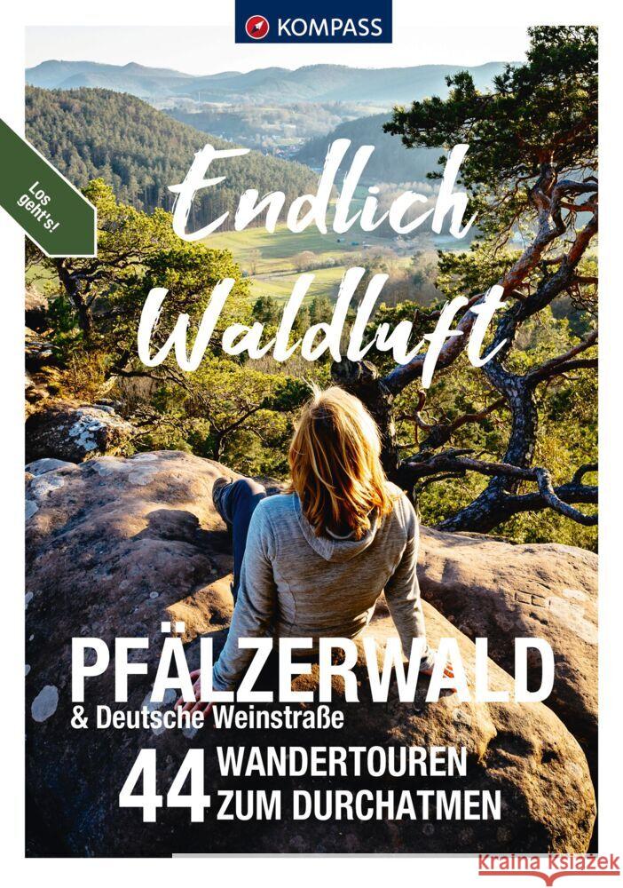 KOMPASS Endlich Waldluft - Pfälzerwald  9783991541028 Kompass-Karten - książka