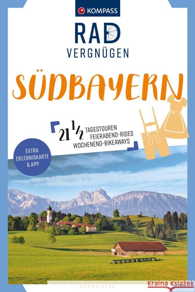 KOMPASS Radvergnügen Südbayern  9783991540465 Kompass-Karten - książka