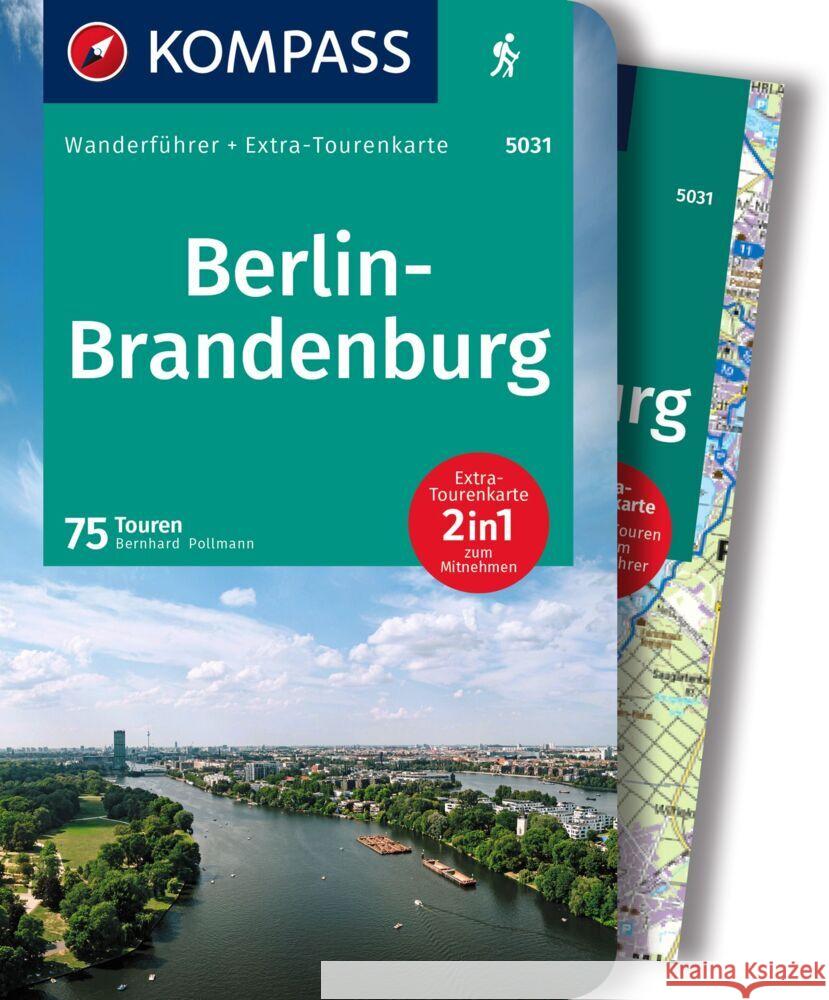 KOMPASS Wanderführer 5031 Berlin-Brandenburg  9783991216704 Kompass-Karten - książka