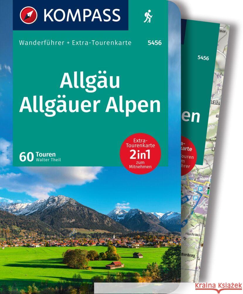 KOMPASS Wanderführer Allgäu, Allgäuer Alpen, 60 Touren Theil, Walter 9783991217435 Kompass-Karten - książka