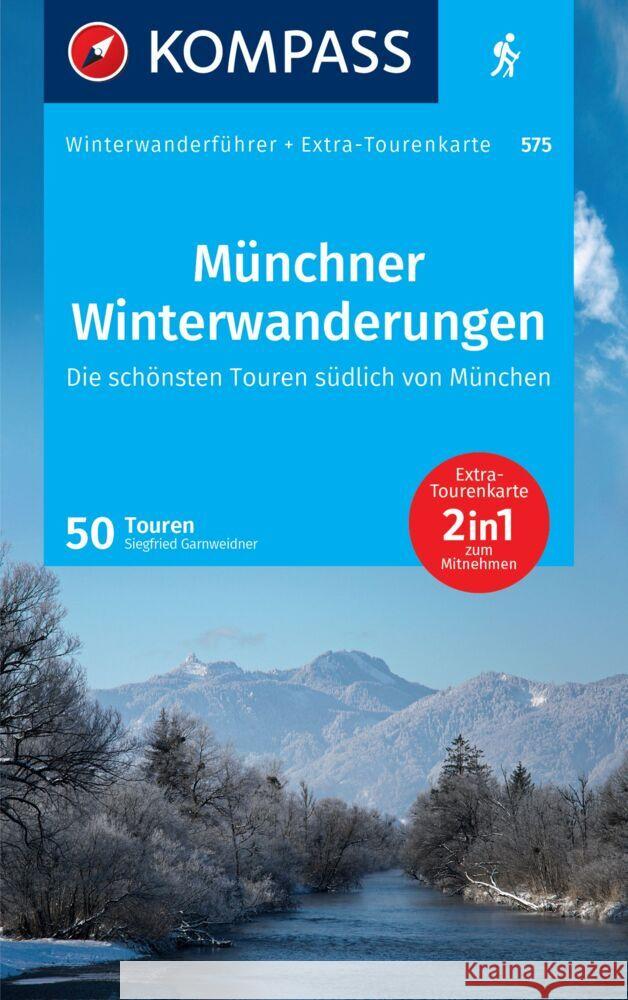 KOMPASS Wanderführer Münchner Winterwanderungen, 50 Touren  9783991540212 Kompass-Karten - książka